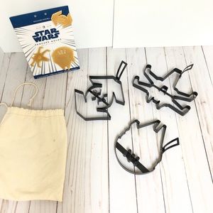 Williams Sonoma Star Wars Metal Pancake Molds-X-Wing Fighter, Millennium Falcon